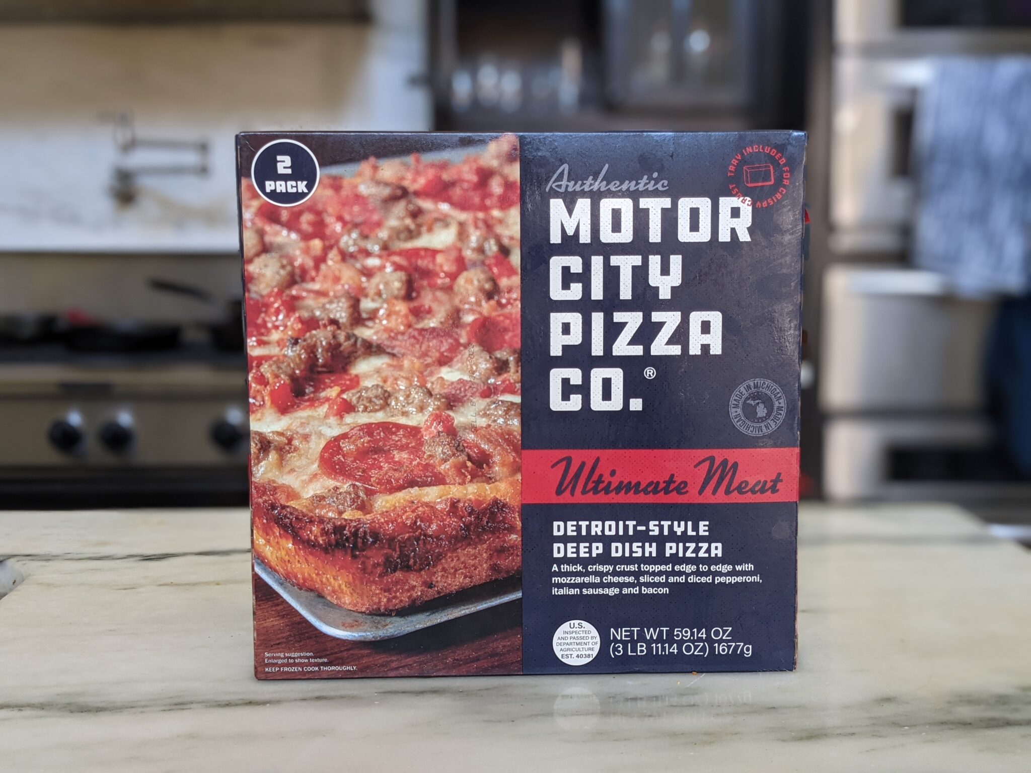 Costco Motor City Pizza Deep Dish + Cooking Instructions