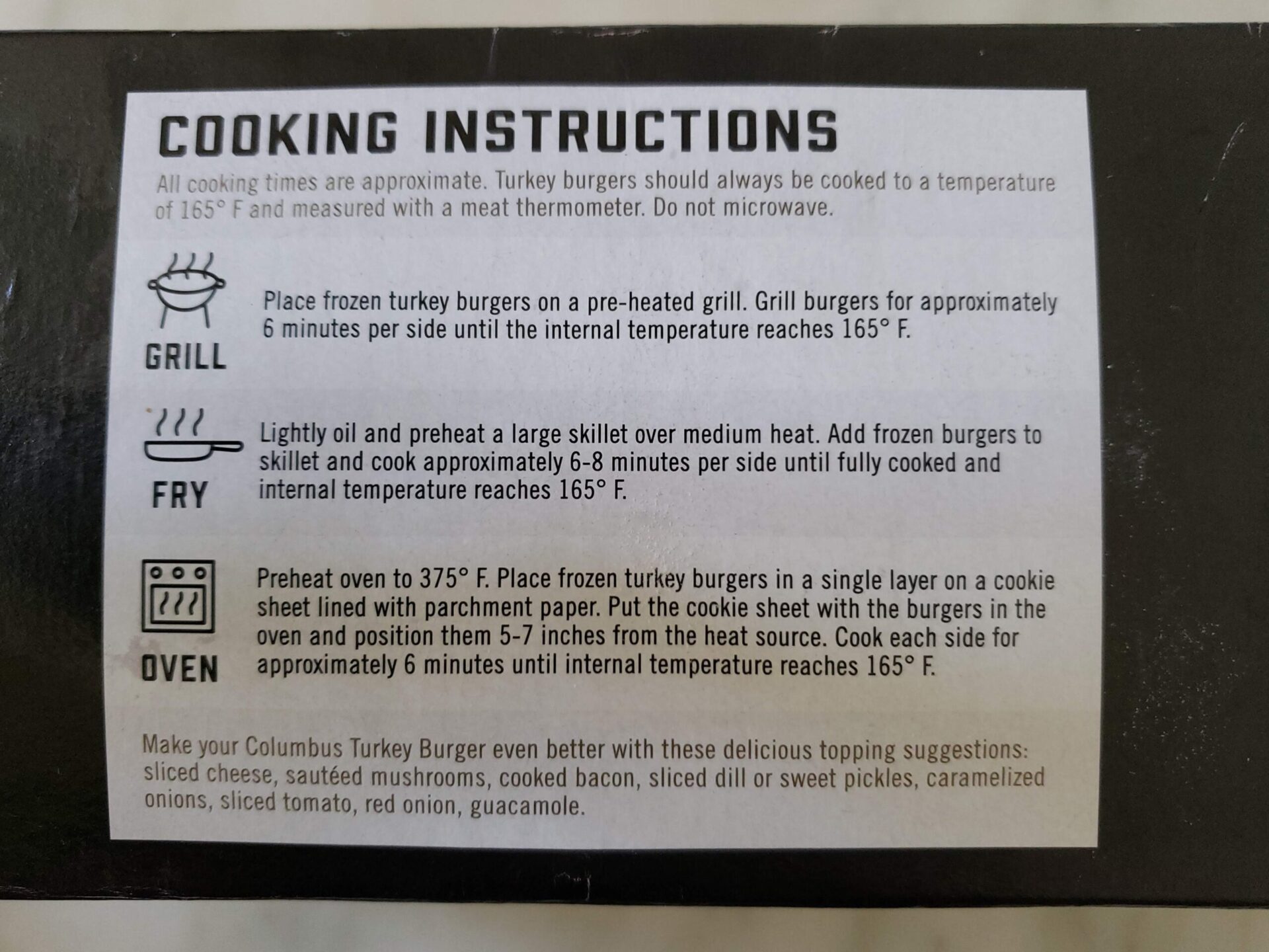 Costco-Turkey-Burger-Cooking-Instructions