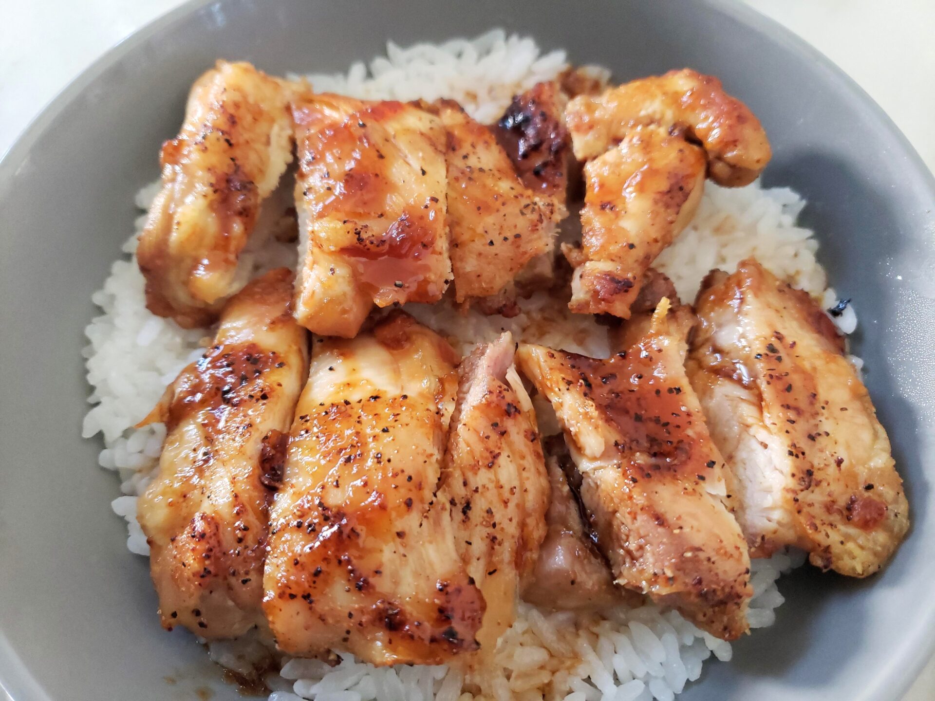 Costco Chicken Thigh With Bachan BBQ Sauce 