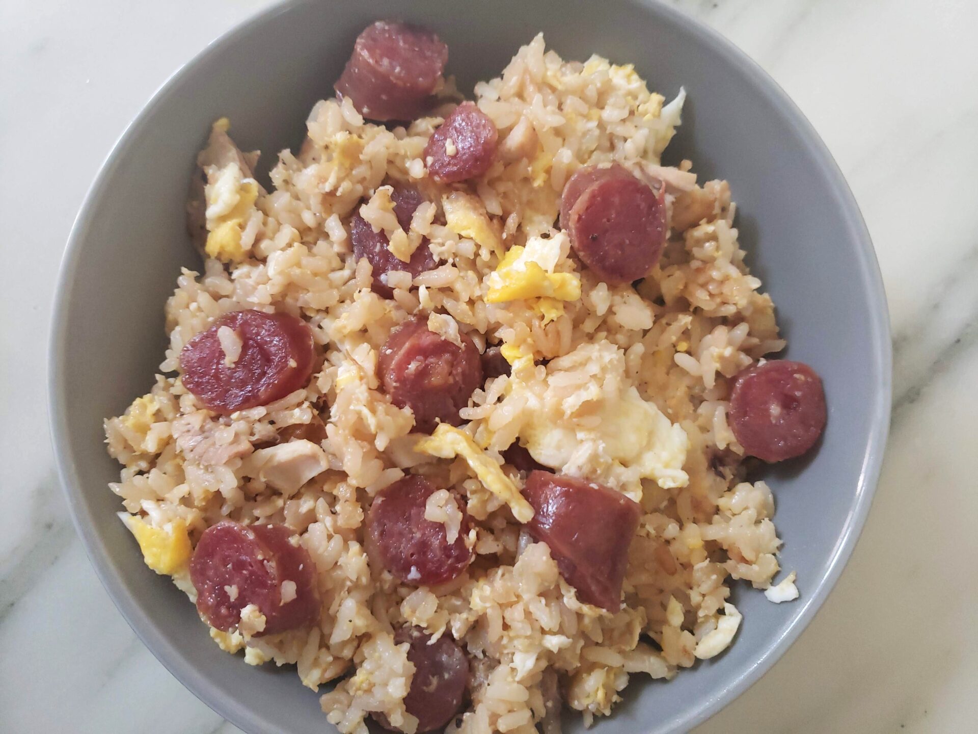 Fried-Rice-with-Chinese-Sausage