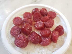 Chinese Sausage and Sticky Rice