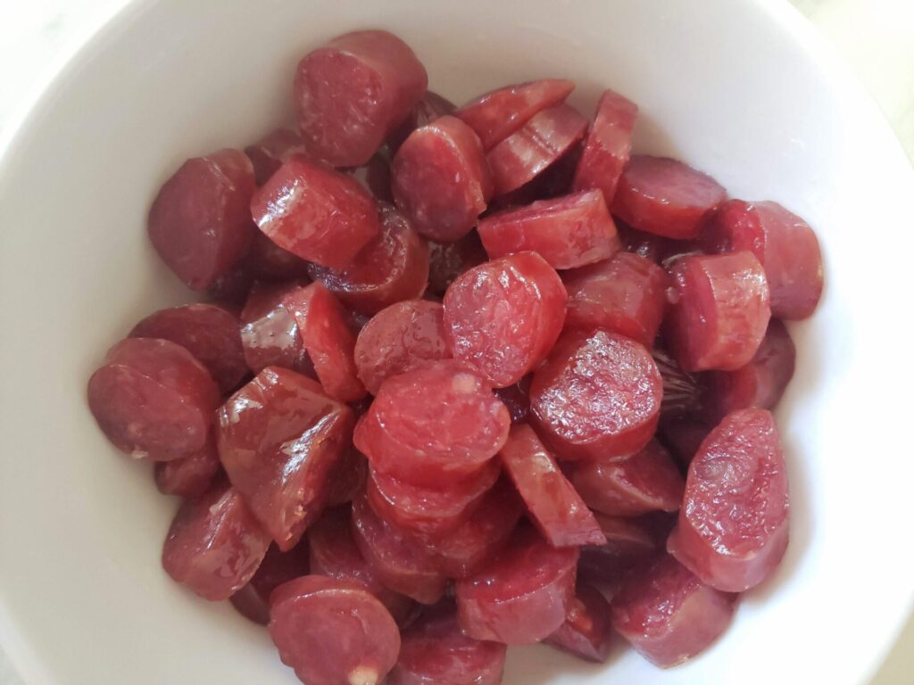 Sliced-Chinese-Sausage-from-Costco