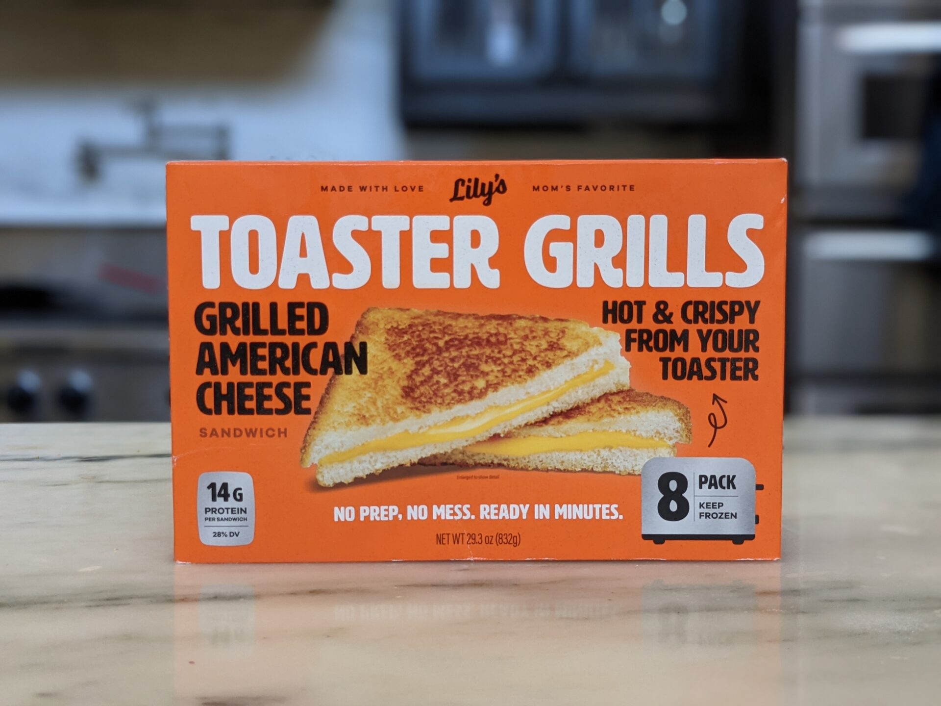 Lily's Toaster Grills Sandwich, Grilled American Cheese, 2 Pack 2