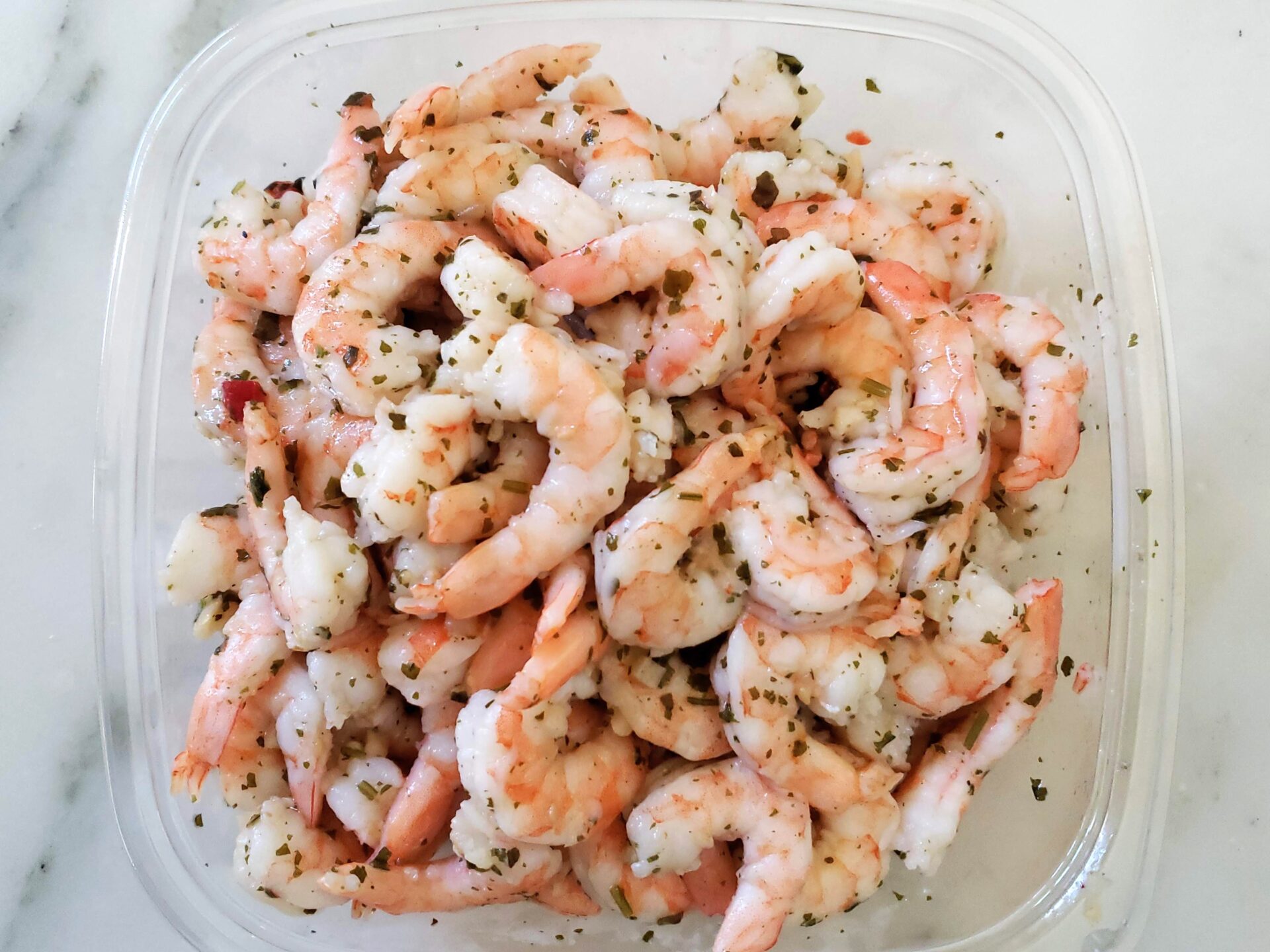 can you freeze costco cilantro lime shrimp