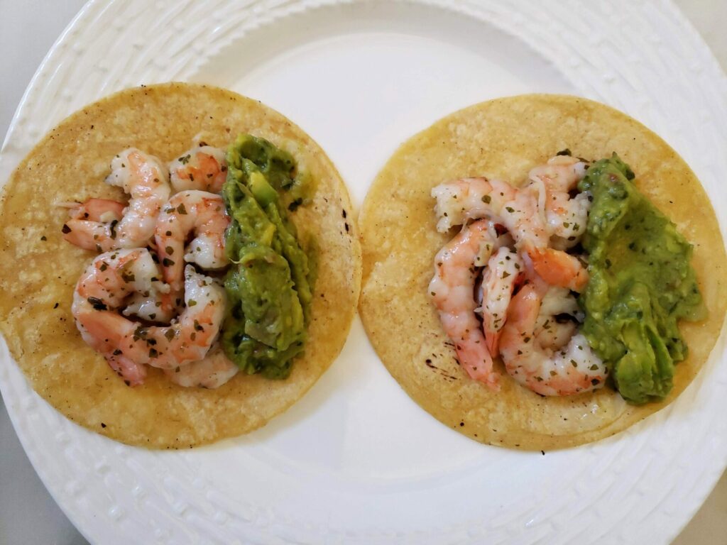 Costco-Guacamole-with-Shrimp-Tacos