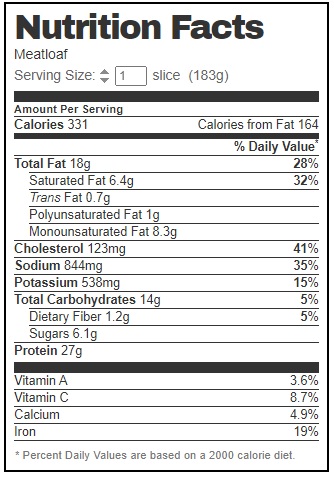 Costco Meatloaf Meal - Cooking Instructions + Calories