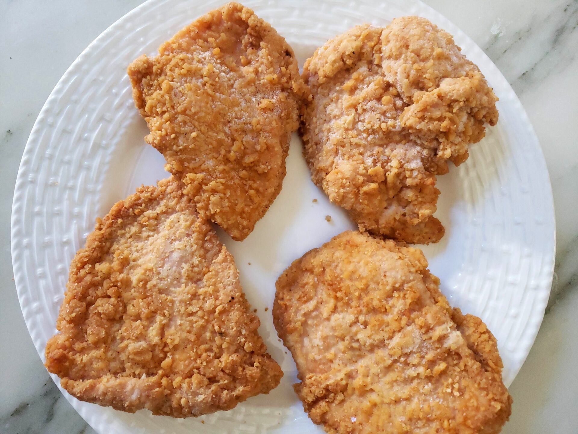 just bare lightly breaded chicken breast chunks costco