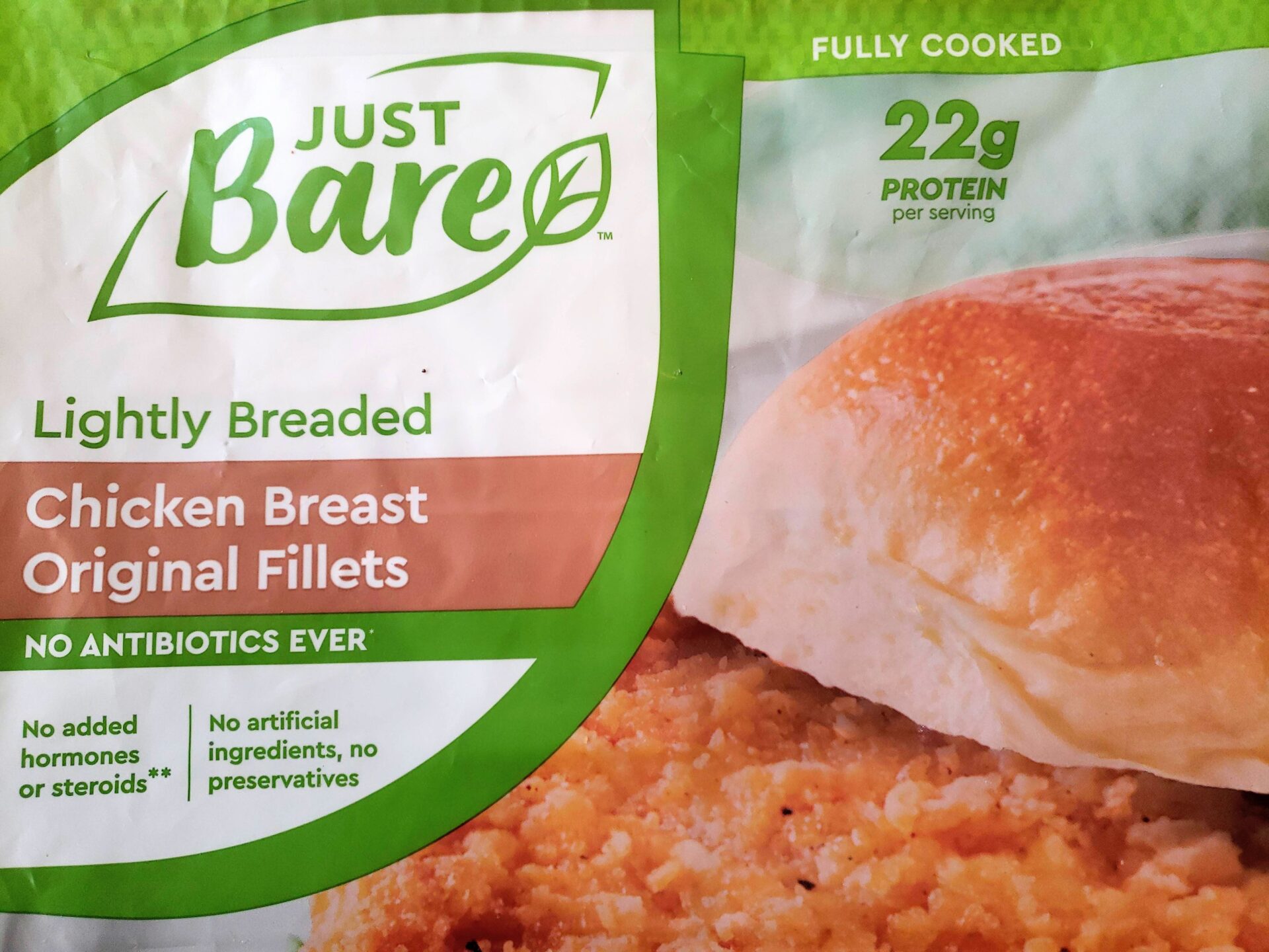 Lightly Breaded Chicken Breast Original Fillets (3lbs) - Just Bare Foods