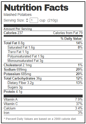 Mashed-Potatoes-Nutrition