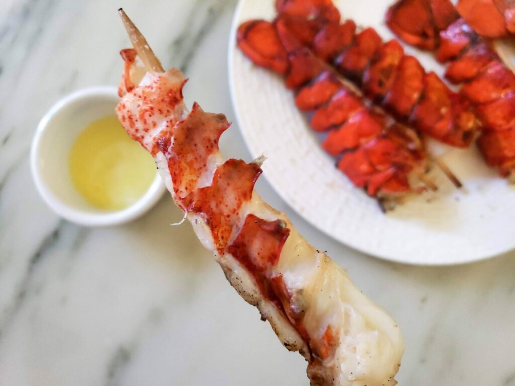 Lobster-Tail-Skewers-and-Butter