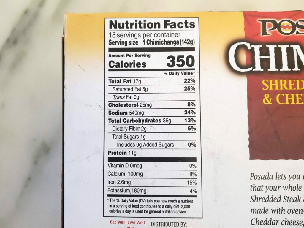 Costco-Chimichanga-Nutrition-and-Calories