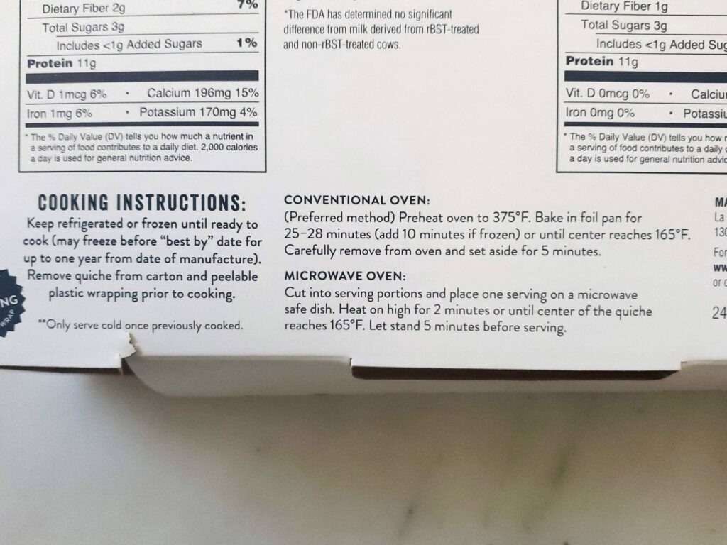 Costco-Quiche-Cooking-Directions