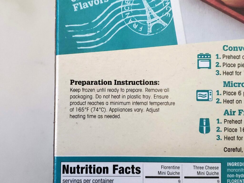 Costco-Mini-Quiche-Heating-Instructions