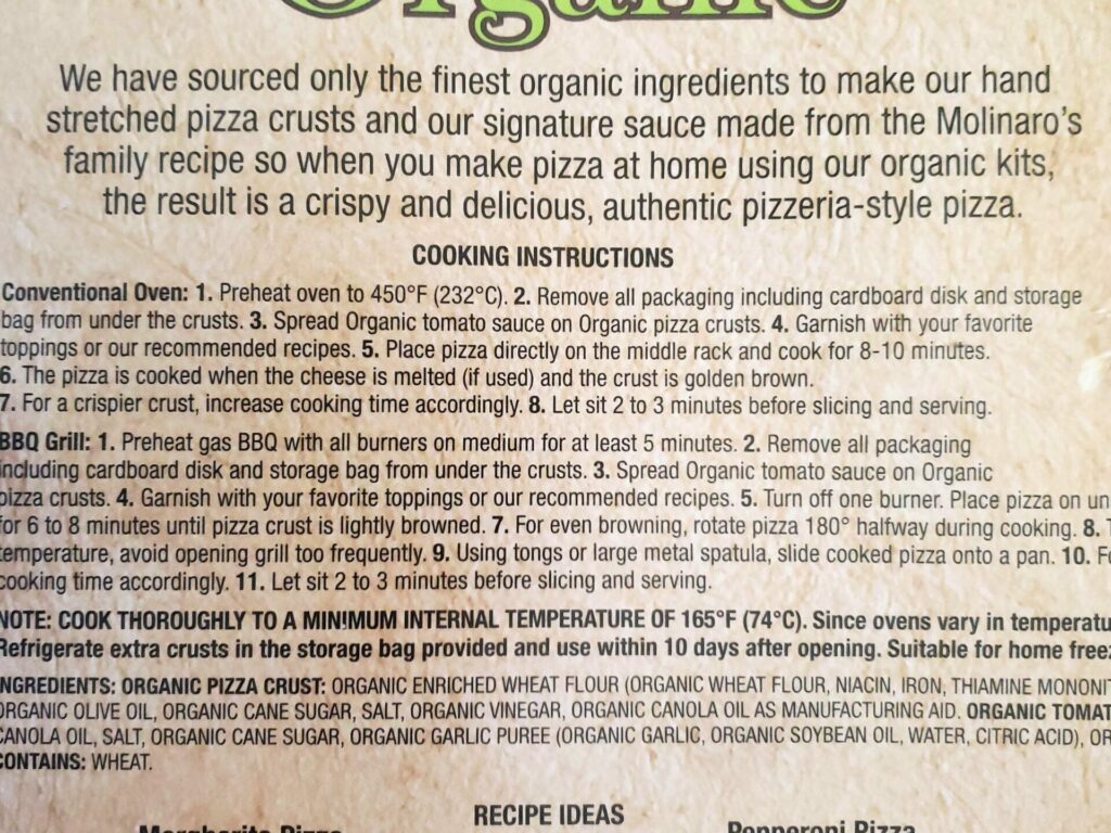 Costco-Pizza-Kit-Cooking-Directions