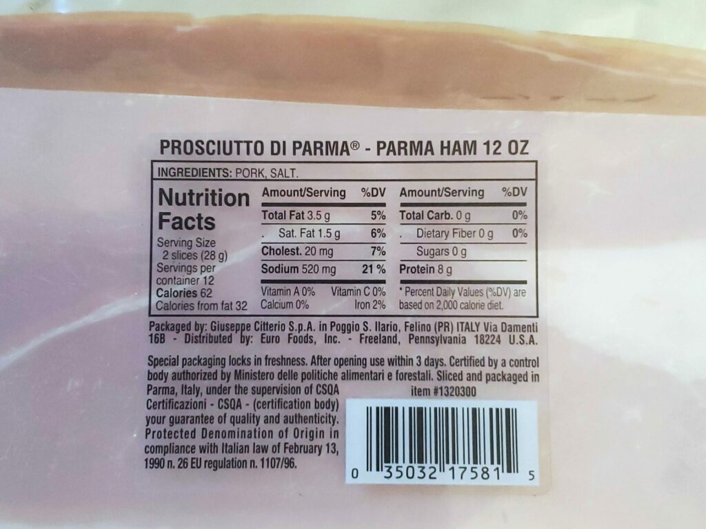 Costco-Prosciutto-Nutritional-Information