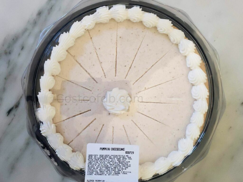 Costco Pumpkin Cheesecake Price + Calories