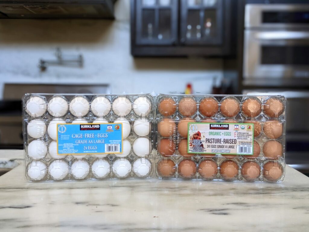 Organic Free-Range Grade A Extra Large Eggs - Kirkland - 54 oz