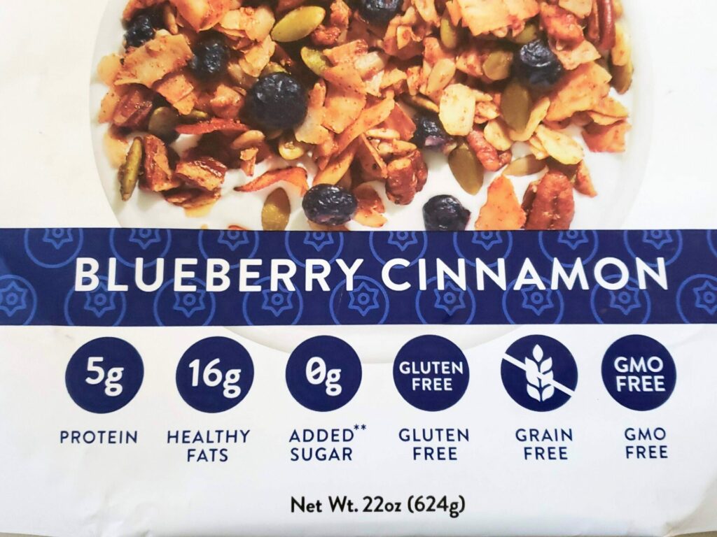 Blueberry-Cinnamon-Keto-Granola