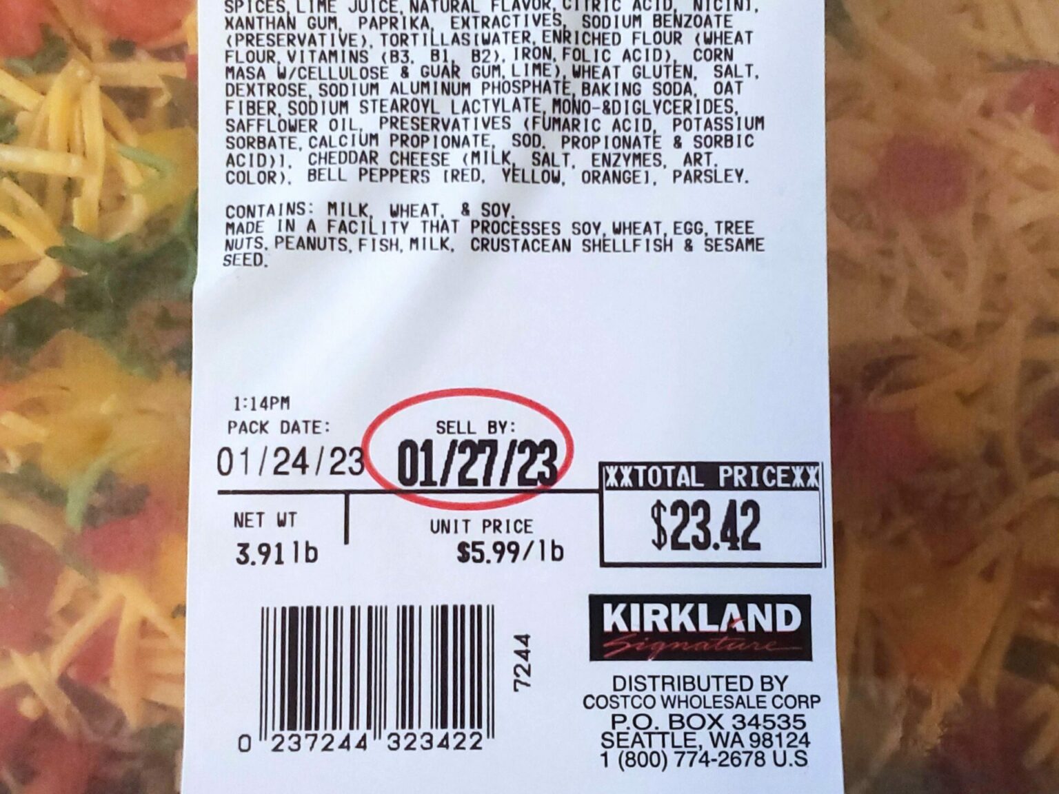 Costco Enchilada Bake Calories + Cooking Directions