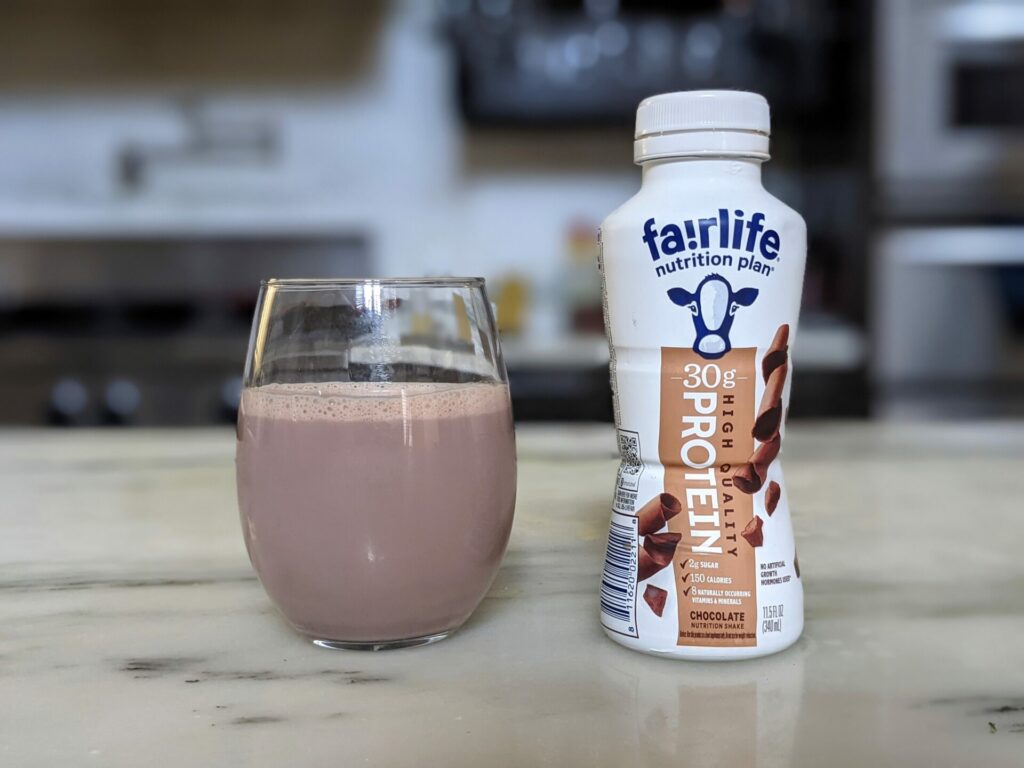 Costco-Fairlife-Chocolate-Nutrition-Plan