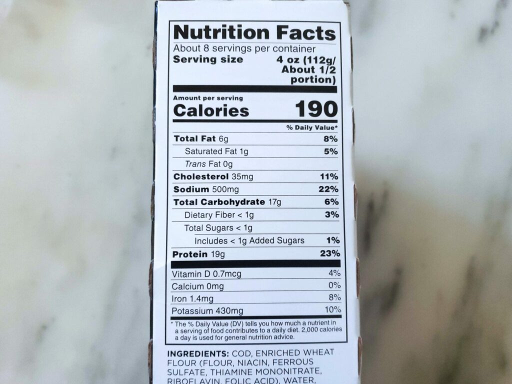 Costco-Furikake-Cod-Nutrition-Calories