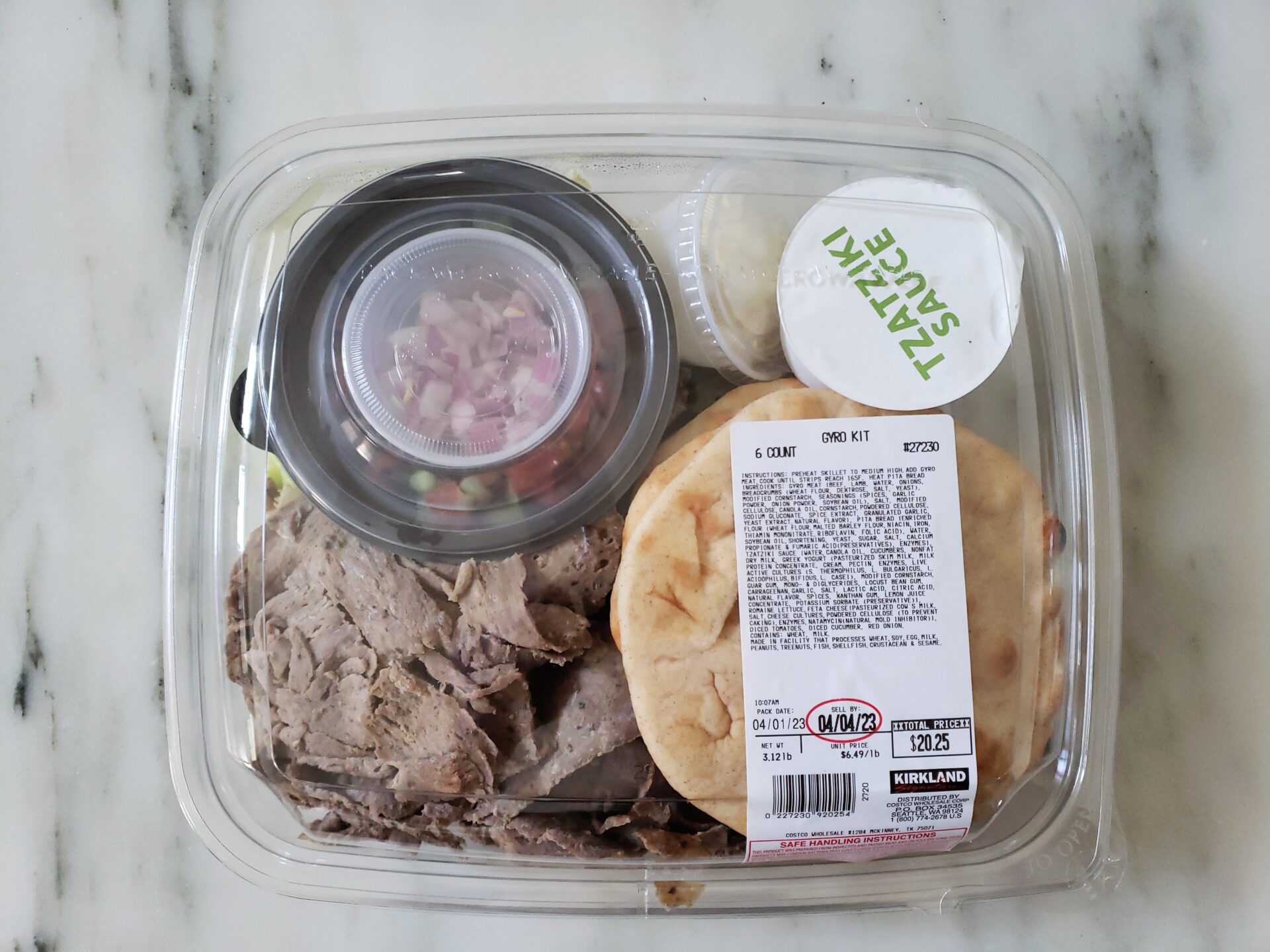 Costco Gyro Kit - Cooking Instructions, Calories, & Review