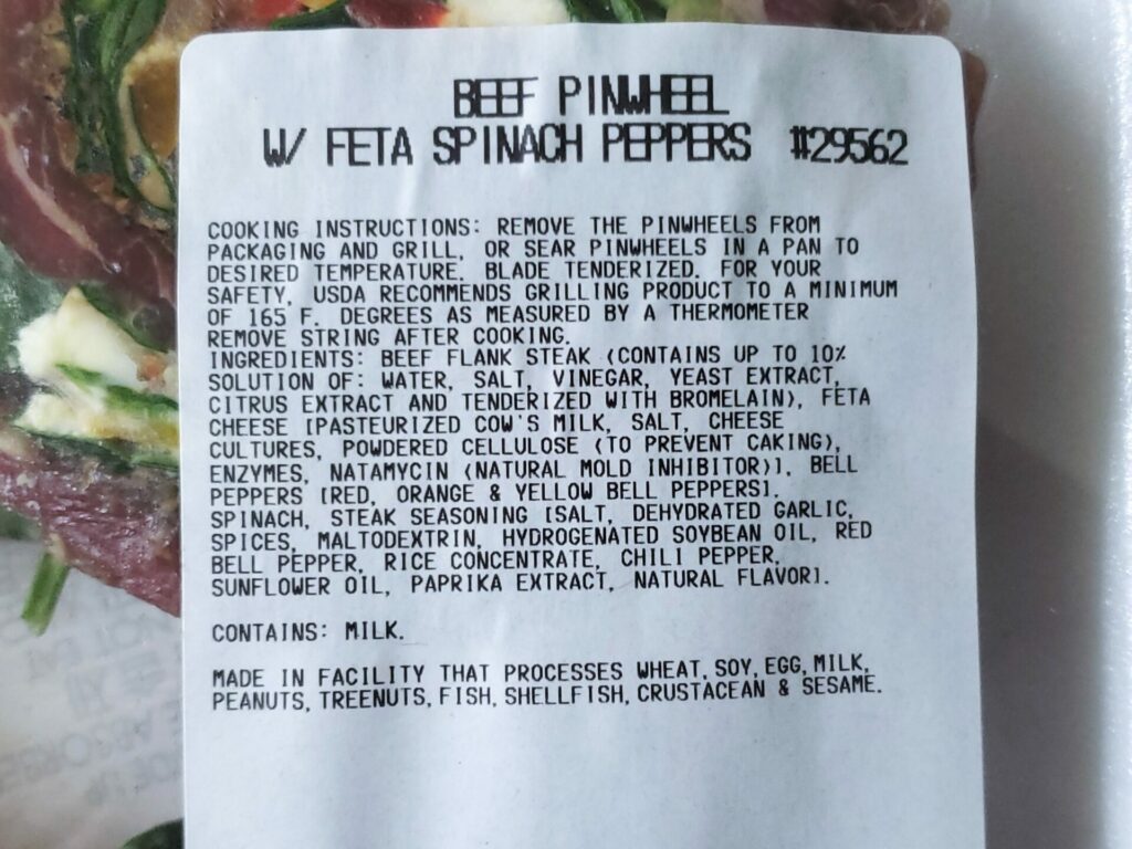 Costco Beef Pinwheel Cooking Instructions