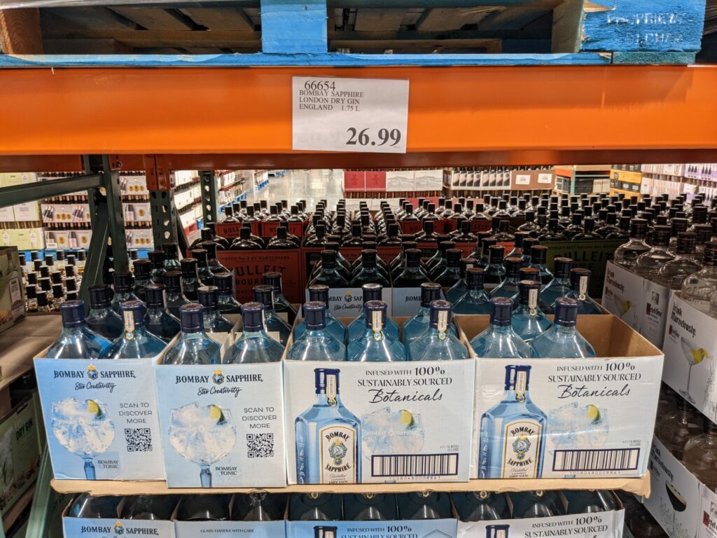 Costco Bombay Sapphire Dry Gin