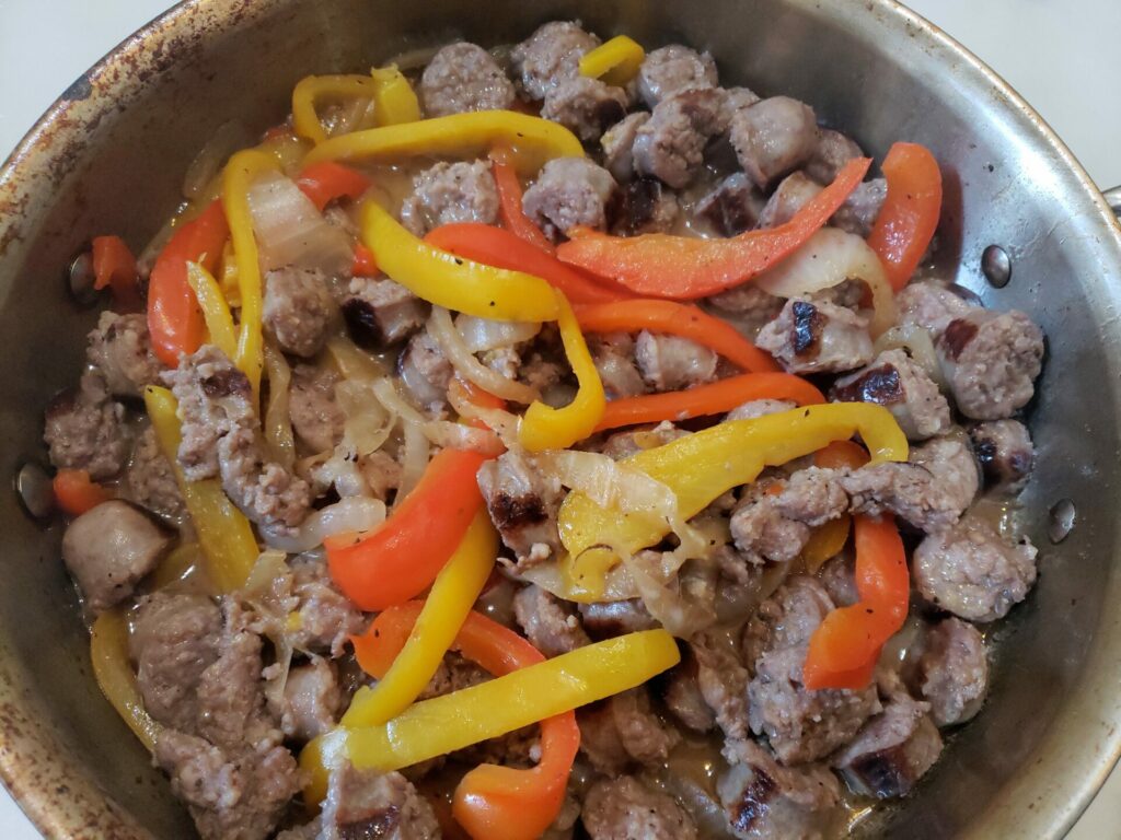 Costco Bratwurst With Peppers