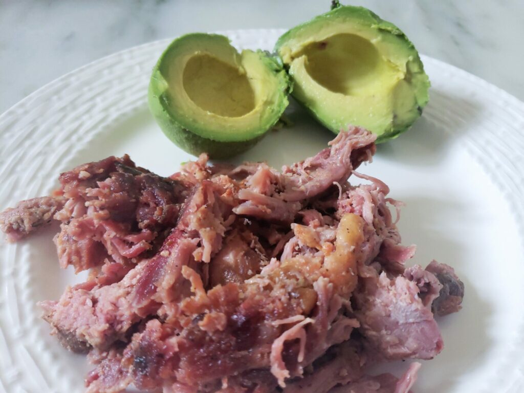 Pulled Pork and Avocados