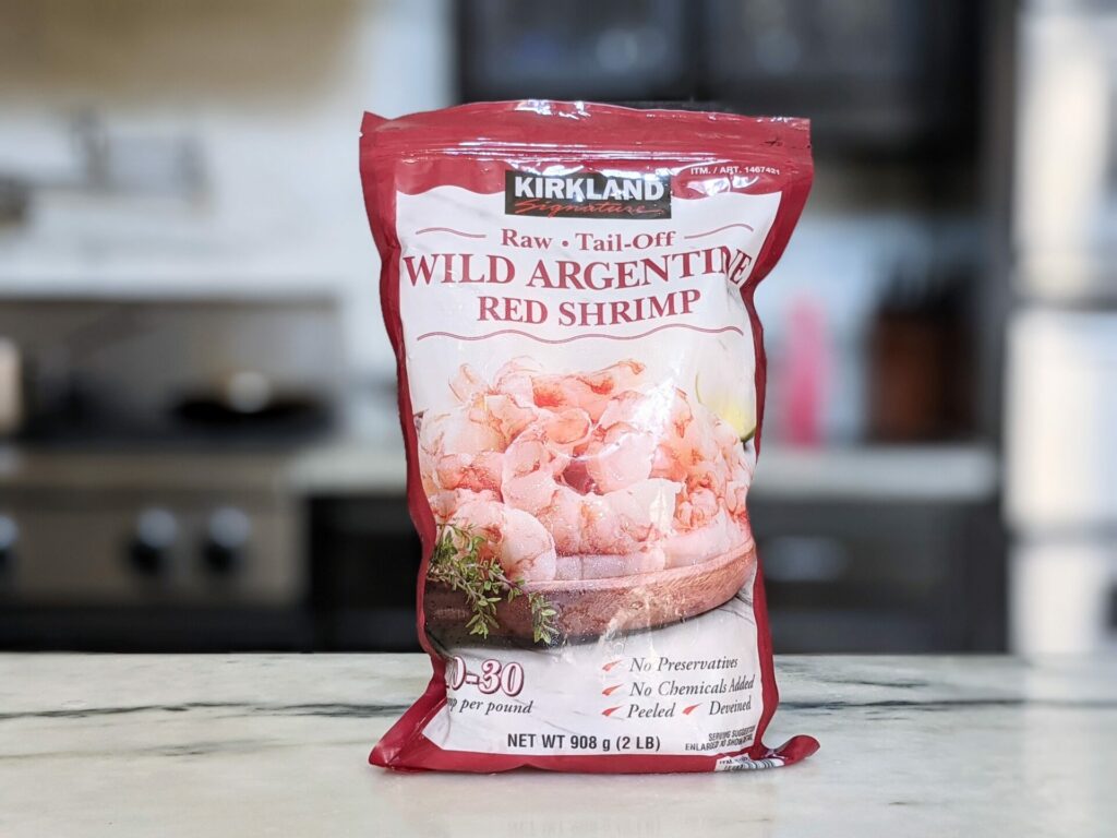 Costco Wild Argentine Red Shrimp - Kirkland Signature