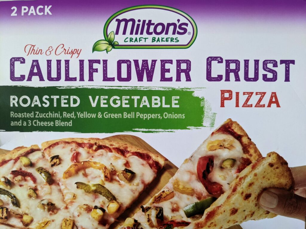 Milton's cauliflower pizza at Costco