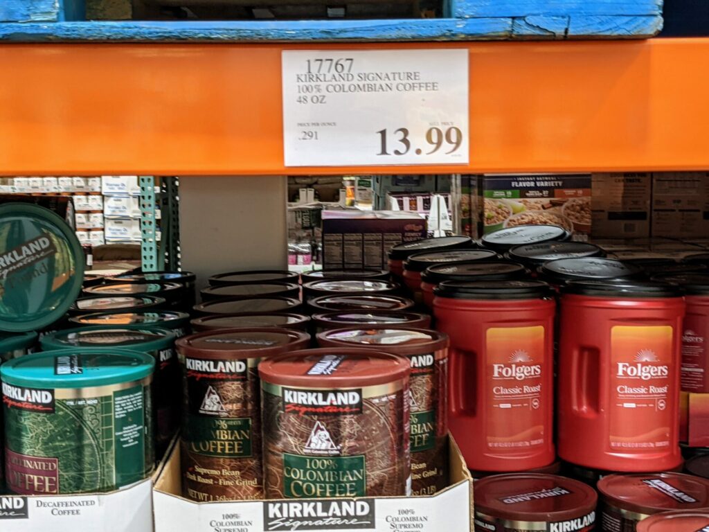 Costco Kirkland Signature Ground Colombian Coffee