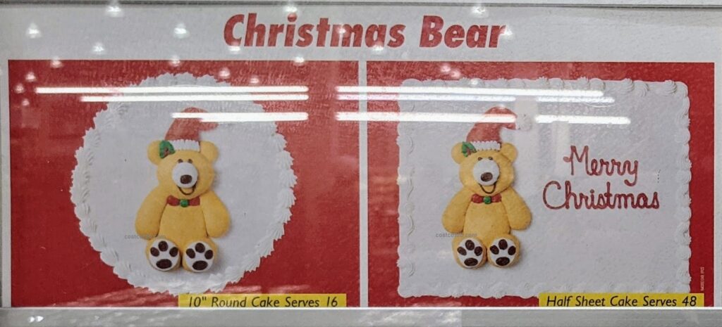 Costco Cake Christmas Bear
