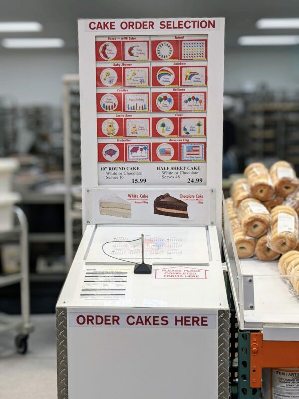 Costco Cake Order Kiosk