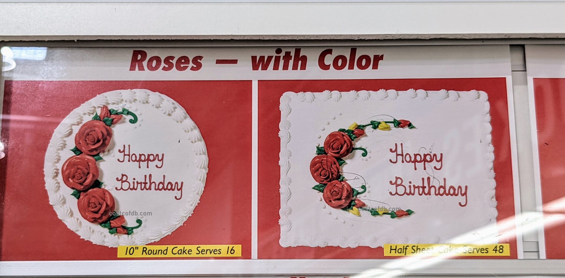 Costco Cake Rose Design