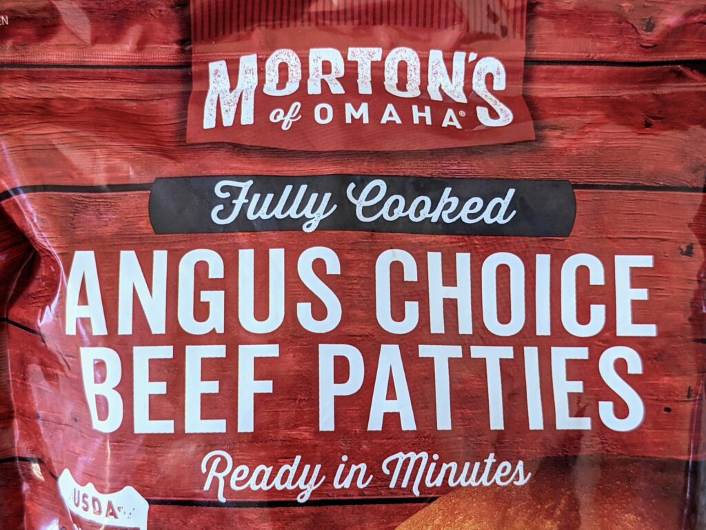 Morton's Angus Choice Beef Patties
