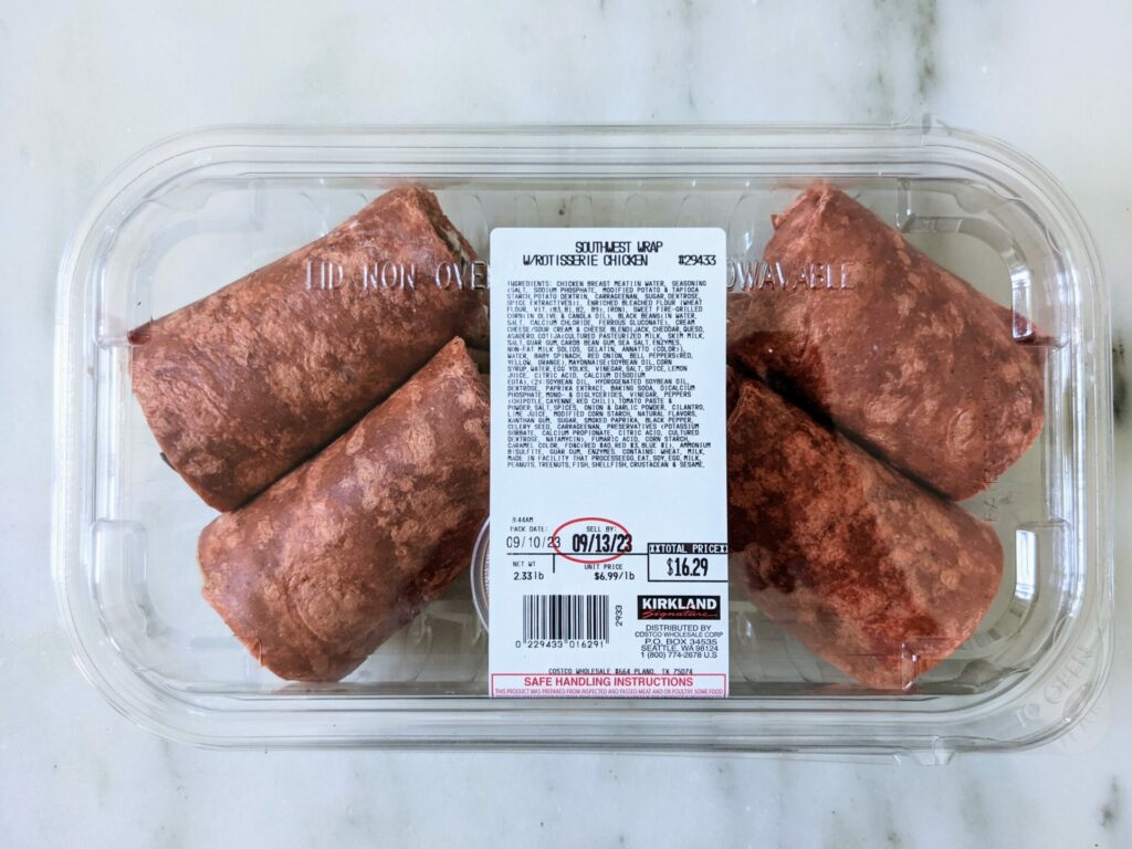 Costco Kirkland Signature Southwest Wraps