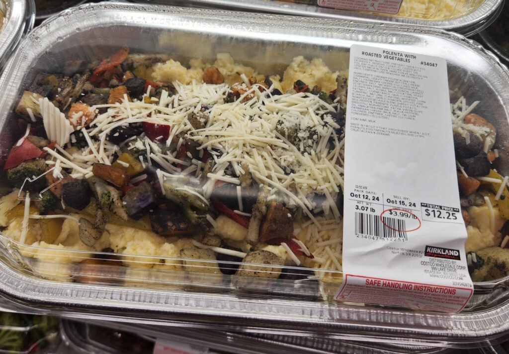Costco Polenta With Roasted Vegetables